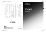 Yamaha RX-V463 Инструкция по применению