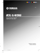 Yamaha RX-V496 Руководство пользователя