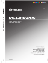 Yamaha RX-V496RDS Руководство пользователя
