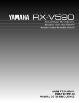 Yamaha RX-V590 - AV Receiver - Dark Руководство пользователя