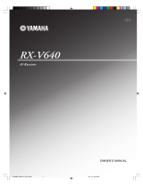 Yamaha RX-V640 Инструкция по применению