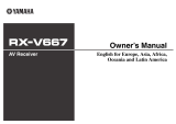 Yamaha RX-V667 Инструкция по применению