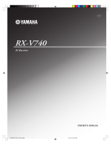 Yamaha RX-V740RDS Руководство пользователя