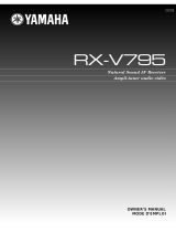Yamaha RX-V795 Руководство пользователя