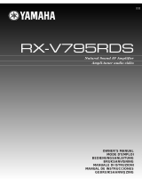 Yamaha RX-V795RDS Руководство пользователя
