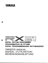 Yamaha RX21 Инструкция по применению