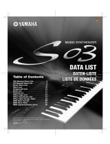 Yamaha S03 Техническая спецификация