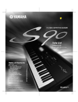 Yamaha S90 Техническая спецификация