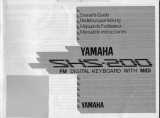 Yamaha SHS-200 Инструкция по применению