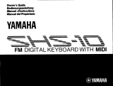 Yamaha SHS-10 Инструкция по применению