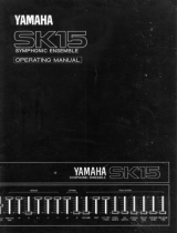 Yamaha SK15 Инструкция по применению
