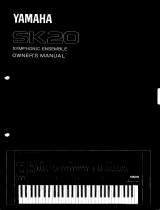 Yamaha SK20 Инструкция по применению