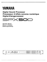 Yamaha SPX50D Инструкция по применению