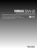 Yamaha SW-2 Руководство пользователя