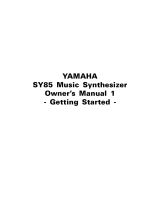 Yamaha SY85 Инструкция по применению
