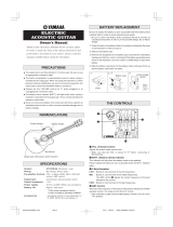 Yamaha APX500II Инструкция по применению