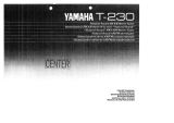 Yamaha T-230 Инструкция по применению