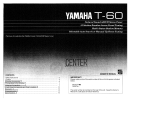 Yamaha T-60 Инструкция по применению