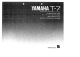 Yamaha T-7 Инструкция по применению
