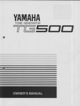 Yamaha TG500 Руководство пользователя