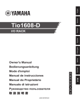 Yamaha TIO1608-D Инструкция по применению