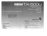Yamaha TX-500U Инструкция по применению