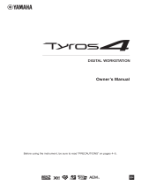 Yamaha TYROS 4 Инструкция по применению