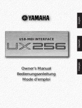 Yamaha UX256 Руководство пользователя