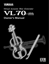 Yamaha VL70-m Руководство пользователя
