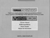 Yamaha PortaSound VSS-100 Инструкция по применению