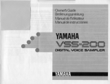 Yamaha VSS-200 Инструкция по применению