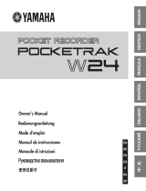 Yamaha POCKETRAK W24 Инструкция по применению