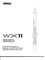 Yamaha WX11 Инструкция по применению