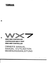 Yamaha WX-7 Инструкция по применению