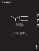 Yamaha YC61 Инструкция по применению