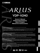 Yamaha ARIUS YDP-V240 Инструкция по применению