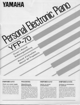 Yamaha YFP-70 Инструкция по применению