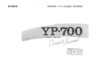 Yamaha YP-700 Инструкция по применению