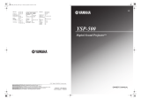 Yamaha YSP-500 Руководство пользователя