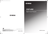 Yamaha YSP 800 - Digital Sound Projector Five CH Speaker Инструкция по применению