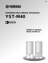 Yamaha YST-M40 Инструкция по применению
