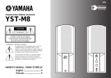 Yamaha YST-M8 Руководство пользователя