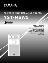 Yamaha YST-MSW5 Руководство пользователя
