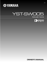 Yamaha YST-SW005 Инструкция по применению