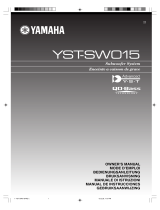 Yamaha YST-SW015 Инструкция по применению