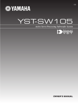 Yamaha YST-SW105 Инструкция по применению
