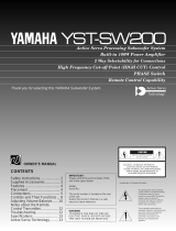Yamaha YST-SW200 Инструкция по применению
