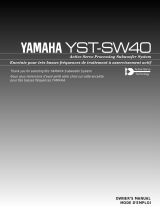 Yamaha YST-SW40 Инструкция по применению