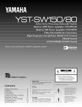 Yamaha YST-SW80 Руководство пользователя