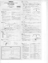 Yamaha YT-2200 Инструкция по применению